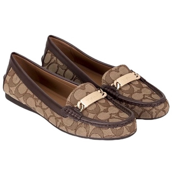 Coach olive outline sig c jacquard Clearance